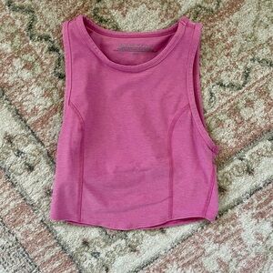 Good used condition Beyond Yoga refocus tank size S “pink bloom Heather”